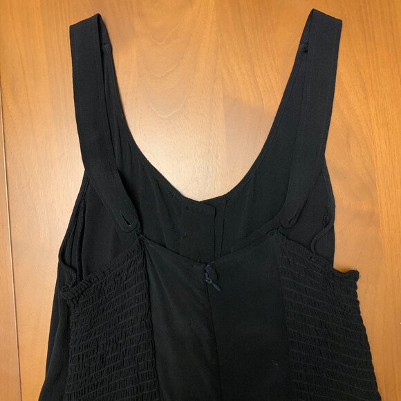 Madewell Smocked Button-Front Crop Jumpsuit - Picture 7 of 9